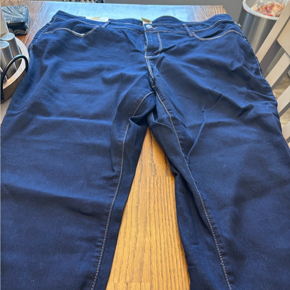 Dark Blue Denim Jeans